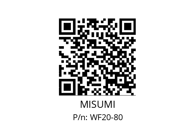   MISUMI WF20-80