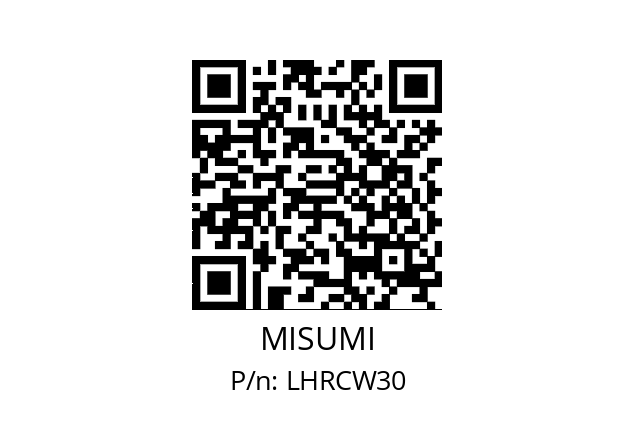   MISUMI LHRCW30