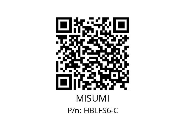   MISUMI HBLFS6-C