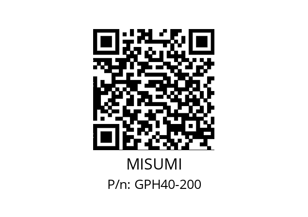   MISUMI GPH40-200