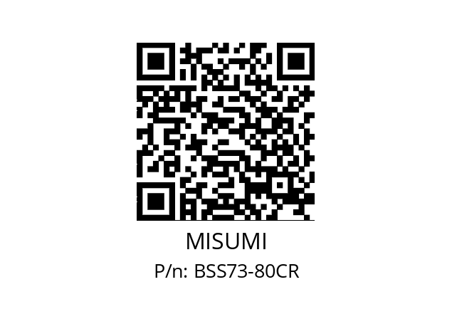   MISUMI BSS73-80CR