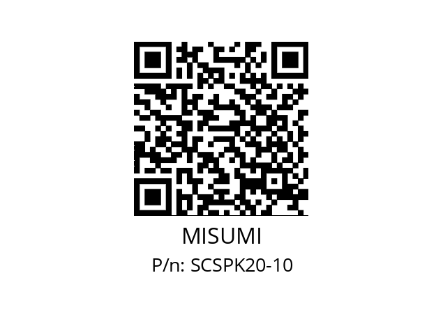   MISUMI SCSPK20-10