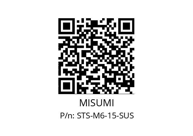   MISUMI STS-M6-15-SUS