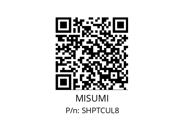   MISUMI SHPTCUL8