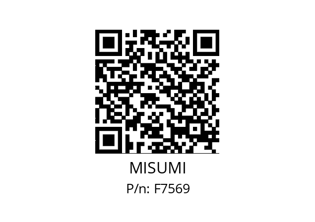   MISUMI F7569