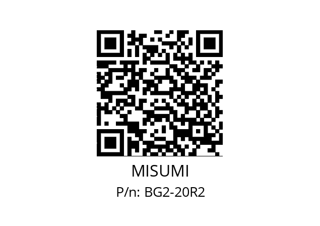   MISUMI BG2-20R2