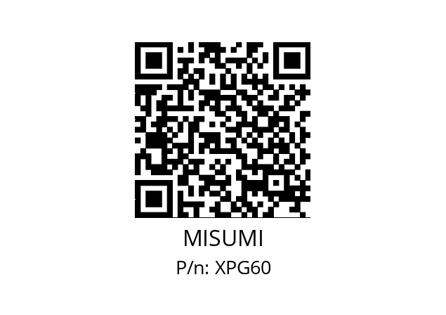   MISUMI XPG60