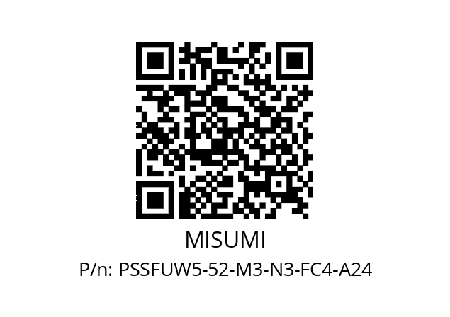   MISUMI PSSFUW5-52-M3-N3-FC4-A24