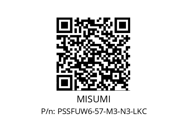   MISUMI PSSFUW6-57-M3-N3-LKC