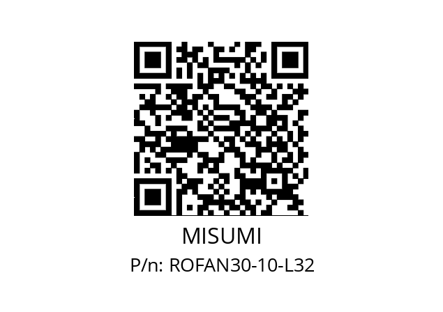   MISUMI ROFAN30-10-L32