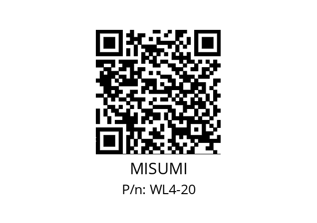   MISUMI WL4-20