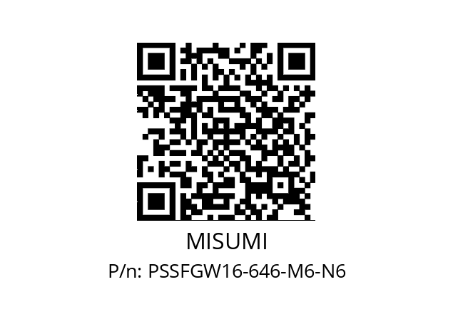   MISUMI PSSFGW16-646-M6-N6