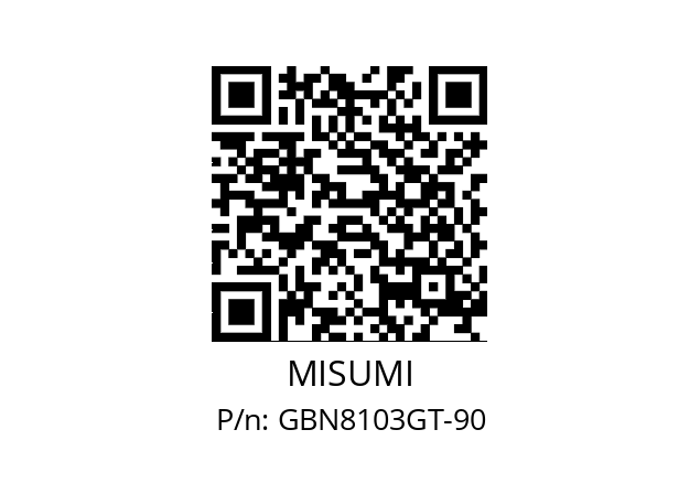   MISUMI GBN8103GT-90