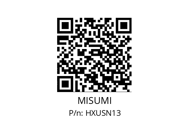   MISUMI HXUSN13