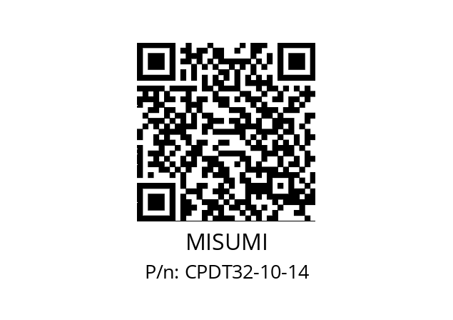   MISUMI CPDT32-10-14