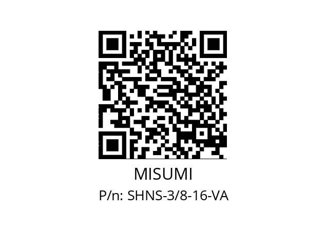   MISUMI SHNS-3/8-16-VA