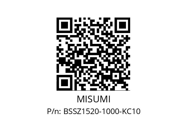   MISUMI BSSZ1520-1000-KC10