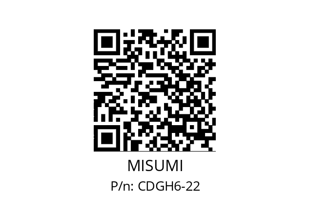   MISUMI CDGH6-22