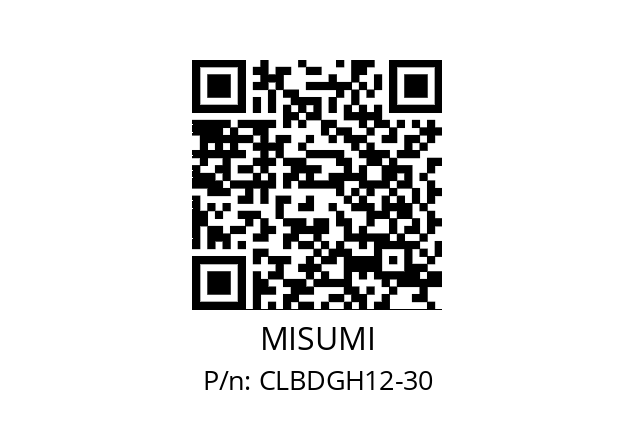   MISUMI CLBDGH12-30