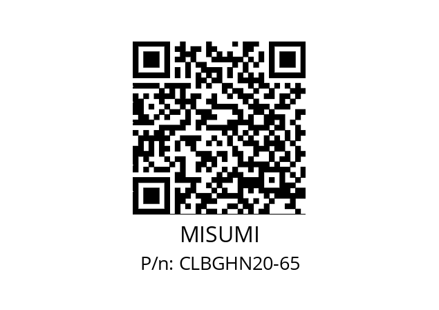   MISUMI CLBGHN20-65