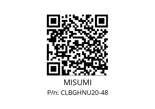   MISUMI CLBGHNU20-48