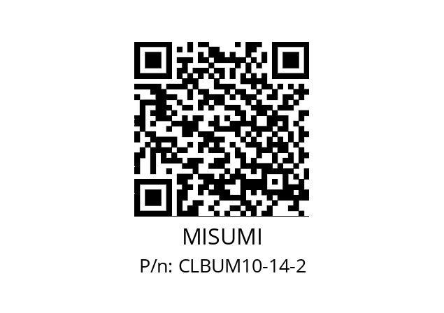   MISUMI CLBUM10-14-2