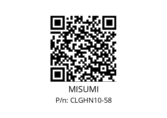   MISUMI CLGHN10-58