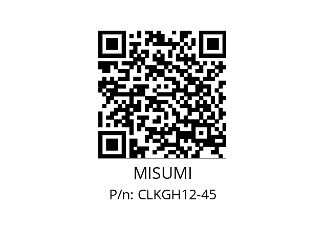   MISUMI CLKGH12-45