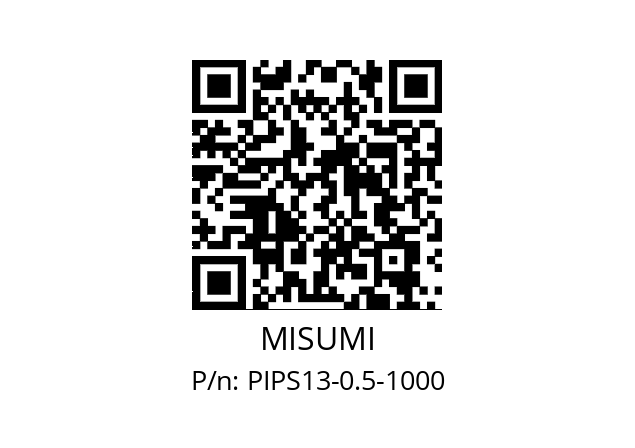   MISUMI PIPS13-0.5-1000