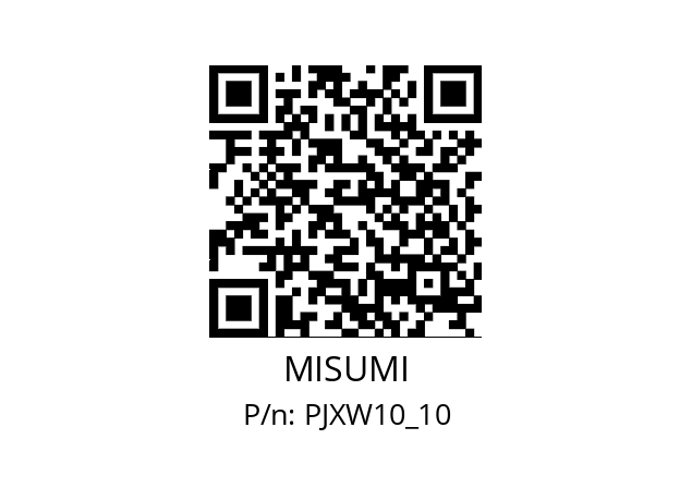   MISUMI PJXW10_10