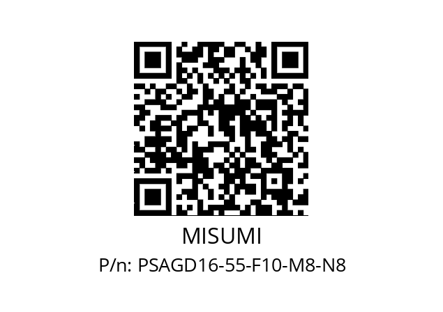   MISUMI PSAGD16-55-F10-M8-N8