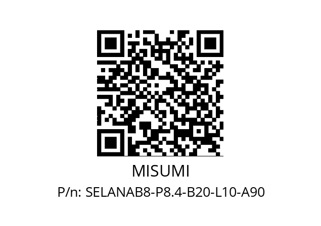   MISUMI SELANAB8-P8.4-B20-L10-A90