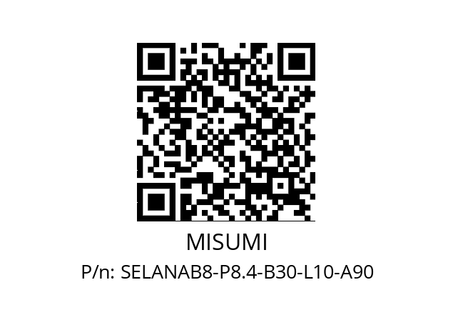   MISUMI SELANAB8-P8.4-B30-L10-A90