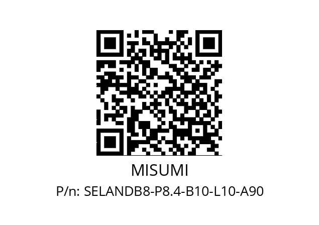   MISUMI SELANDB8-P8.4-B10-L10-A90