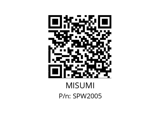   MISUMI SPW2005