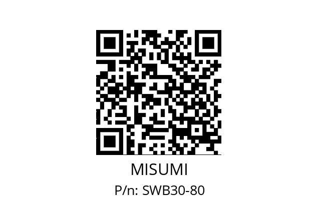   MISUMI SWB30-80