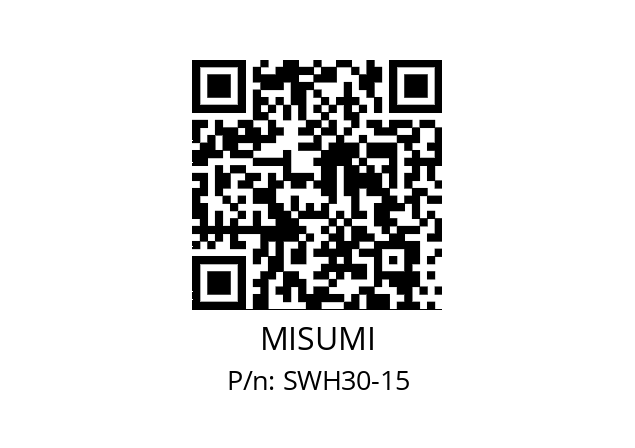   MISUMI SWH30-15