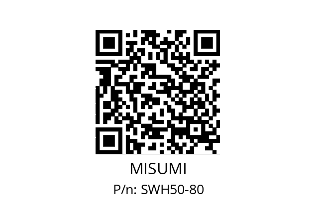   MISUMI SWH50-80