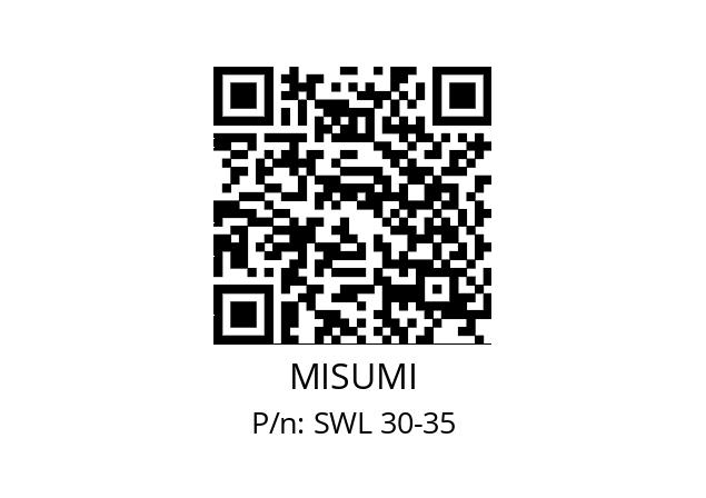   MISUMI SWL 30-35