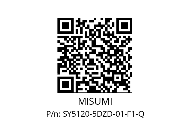   MISUMI SY5120-5DZD-01-F1-Q