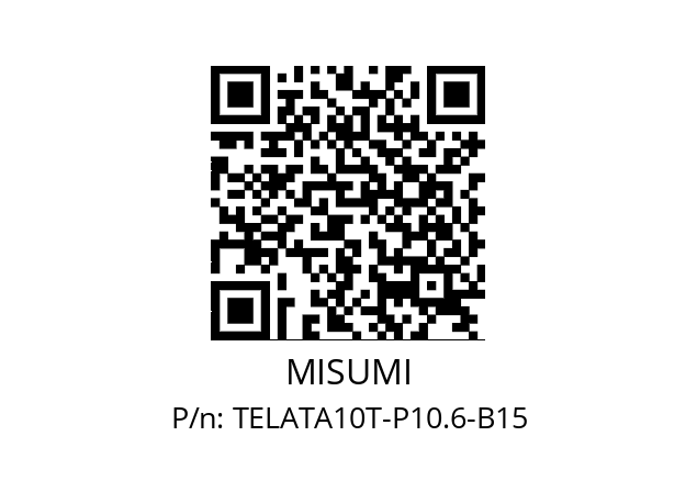   MISUMI TELATA10T-P10.6-B15