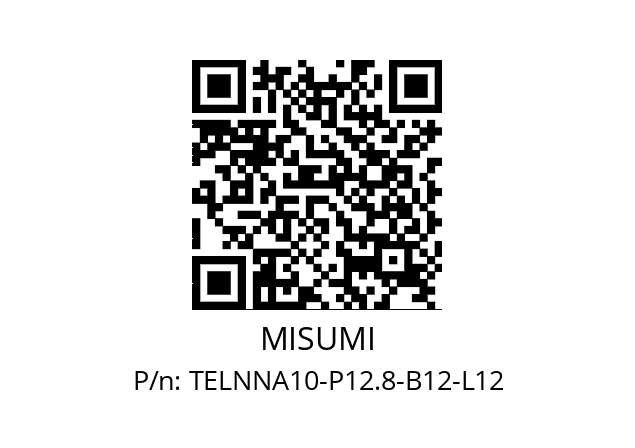   MISUMI TELNNA10-P12.8-B12-L12