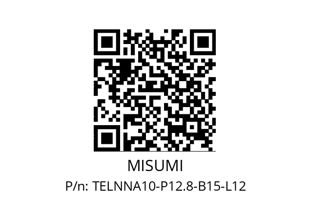   MISUMI TELNNA10-P12.8-B15-L12