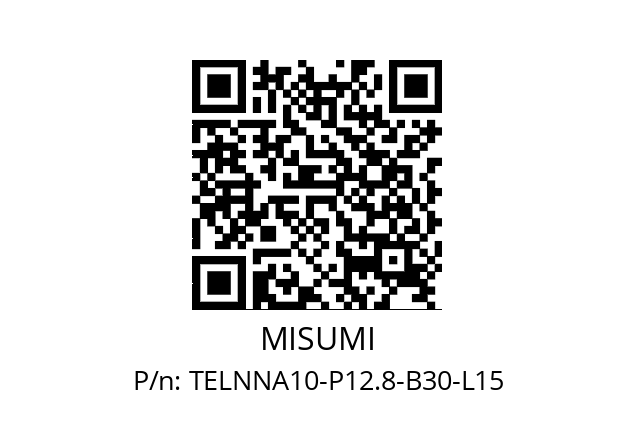   MISUMI TELNNA10-P12.8-B30-L15