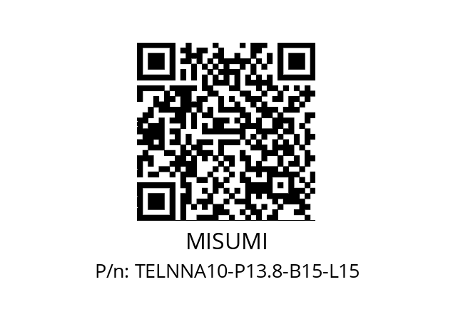   MISUMI TELNNA10-P13.8-B15-L15