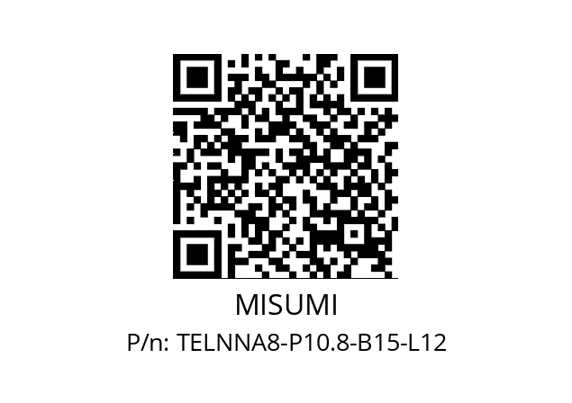   MISUMI TELNNA8-P10.8-B15-L12