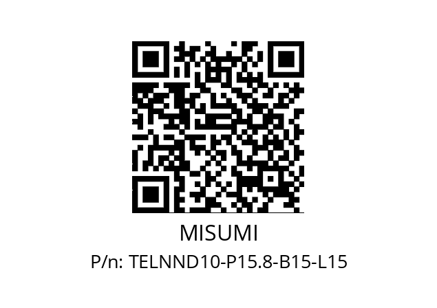   MISUMI TELNND10-P15.8-B15-L15