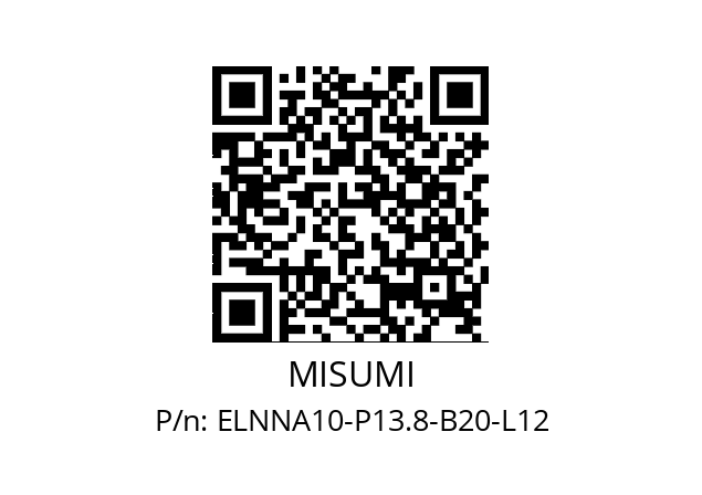   MISUMI ELNNA10-P13.8-B20-L12