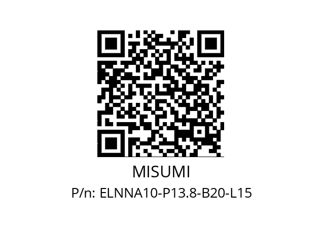   MISUMI ELNNA10-P13.8-B20-L15