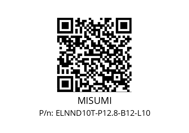   MISUMI ELNND10T-P12.8-B12-L10